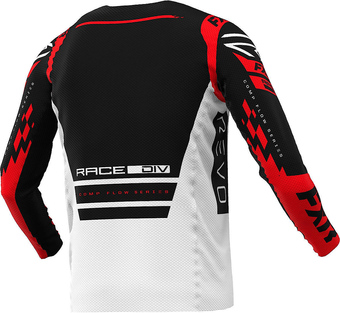 FXR Revo Comp Motocross Jersey white/black/red 3XL Figure 2