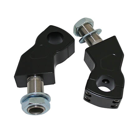 Suporte do guidão Ritz Alu Riser, estilo curvo, 60 mm, 1 polegada, com duto de cabo Artigo principal Figura 1