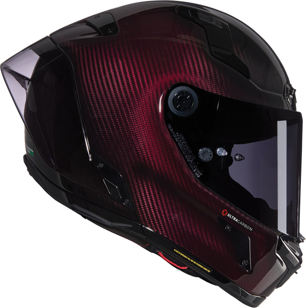 Nolan X-804 RS Ultra Carbon Liquido Hjälm rött XL (62) Figur 3