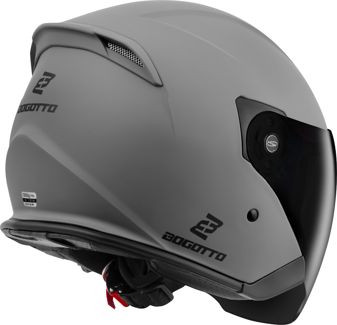 Bogotto H586 BT Solid Bluetooth Casque jet Gris clair mat S Figure 5