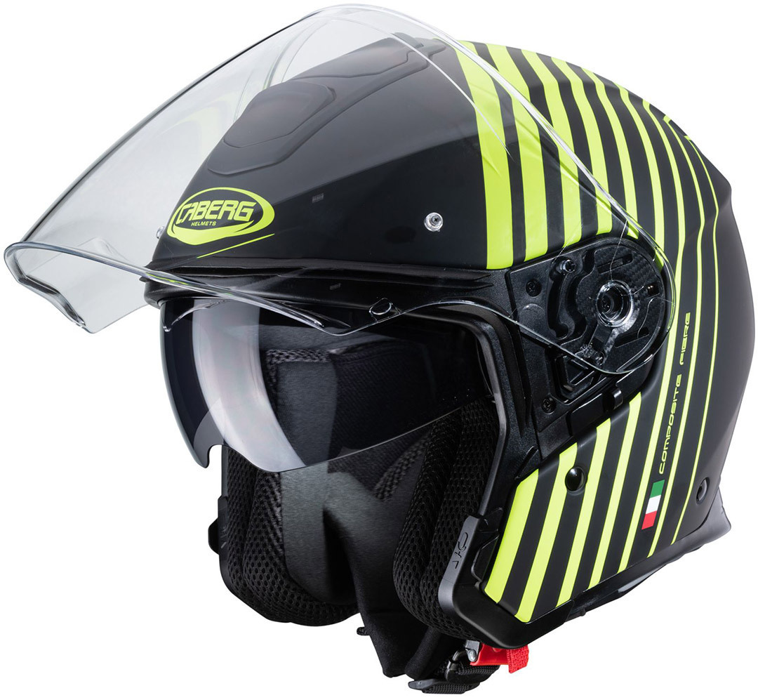 Caberg Flyon Bakari Casco Jet negro/amarillo L (59/60) Figura 3