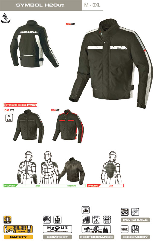 Spidi Symbol Motorcycle Textile Jacket black/grey L Figure 6
