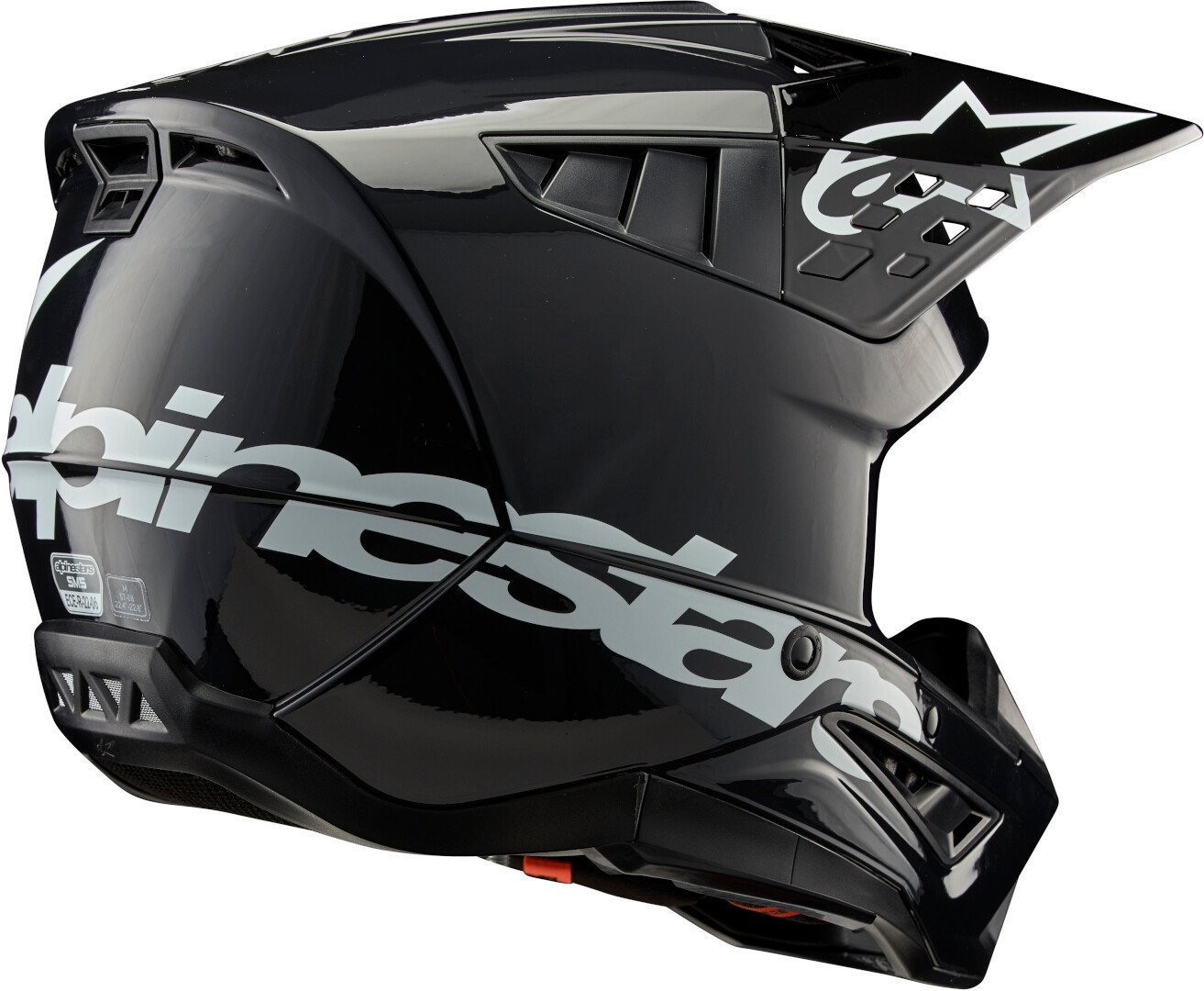 Alpinestars S-M5 Corp 2024 Cască de motocross Negru/gri XXL (63/64) Figura 6