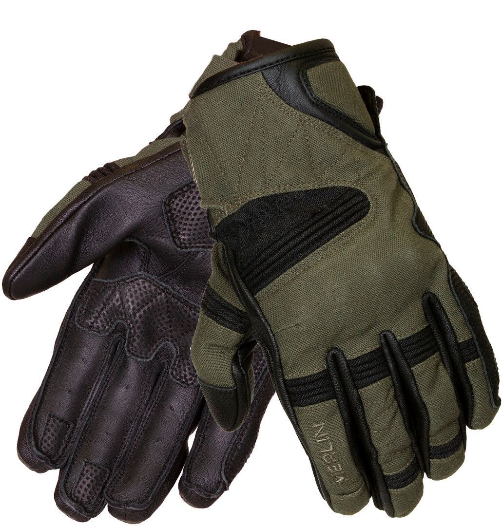 Merlin Mahala Raid D3O Motorradhandschuhe grün L Abbildung 1