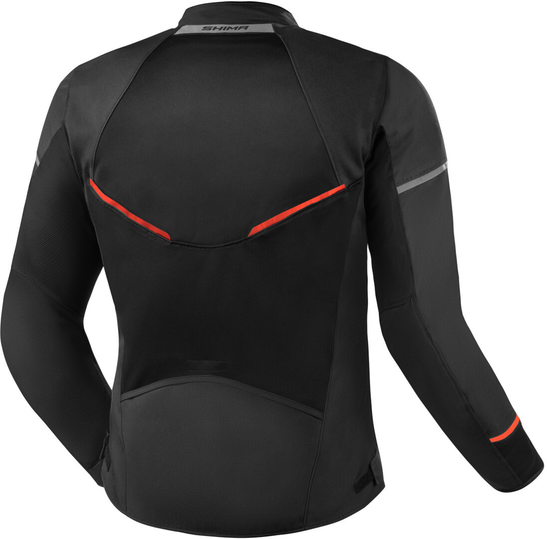 SHIMA X-Mesh 2.0 Motorcycle Textile Jacket black/red M Figure 2