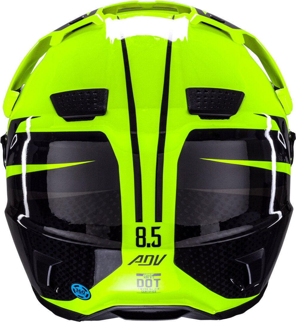 Side view of Leatt ADV 8.5 Helmet with Goggles