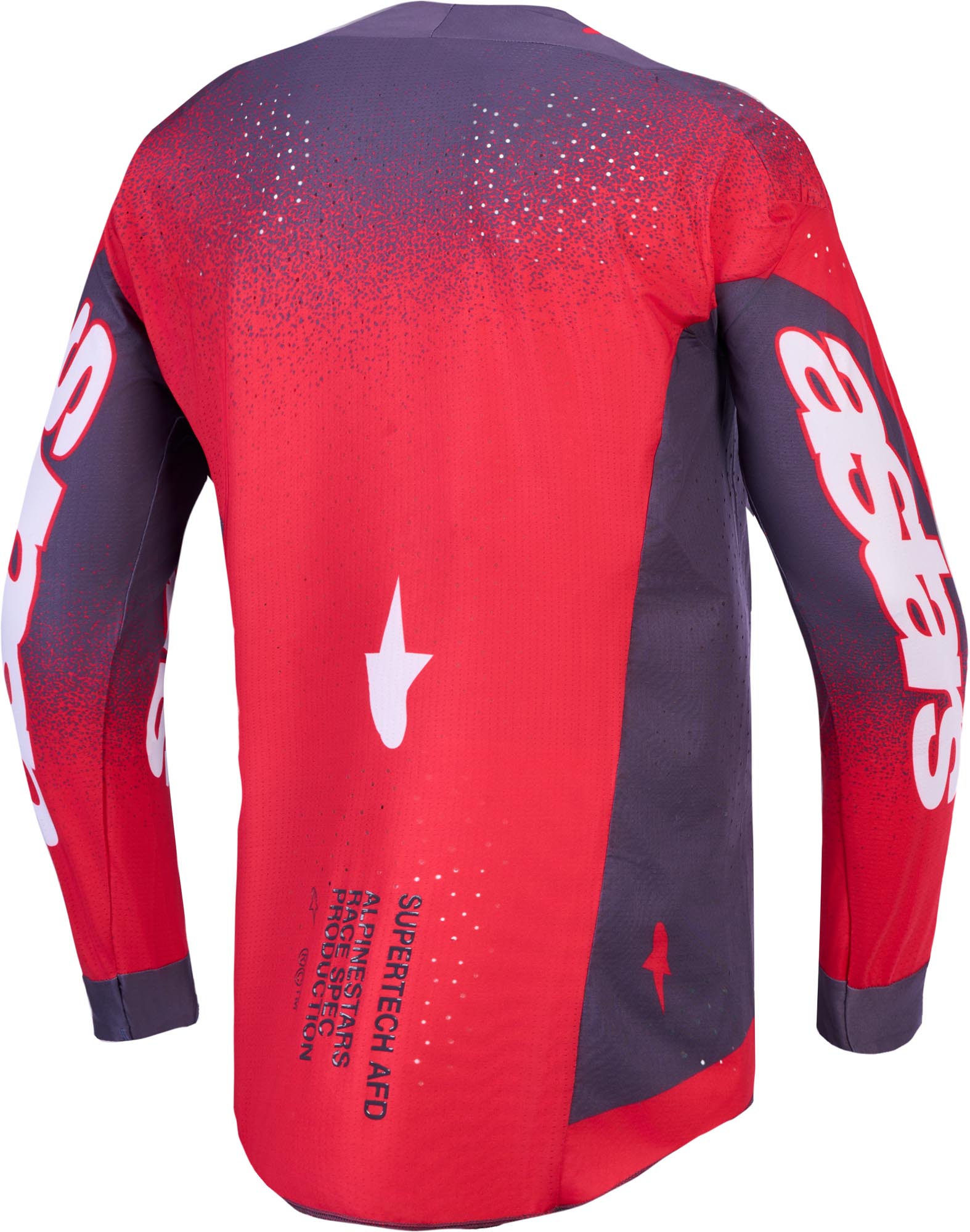 Alpinestars Supertech Hiten AFD Motocross Jersey grey/red S Figure 2
