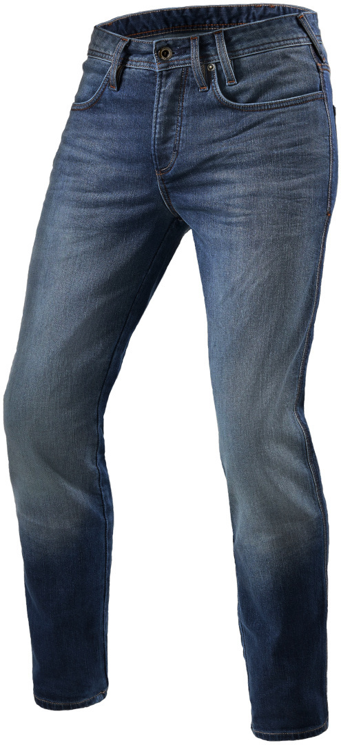 Revit Piston 2 SK Jeans Moto blu Short 32 Figura 1