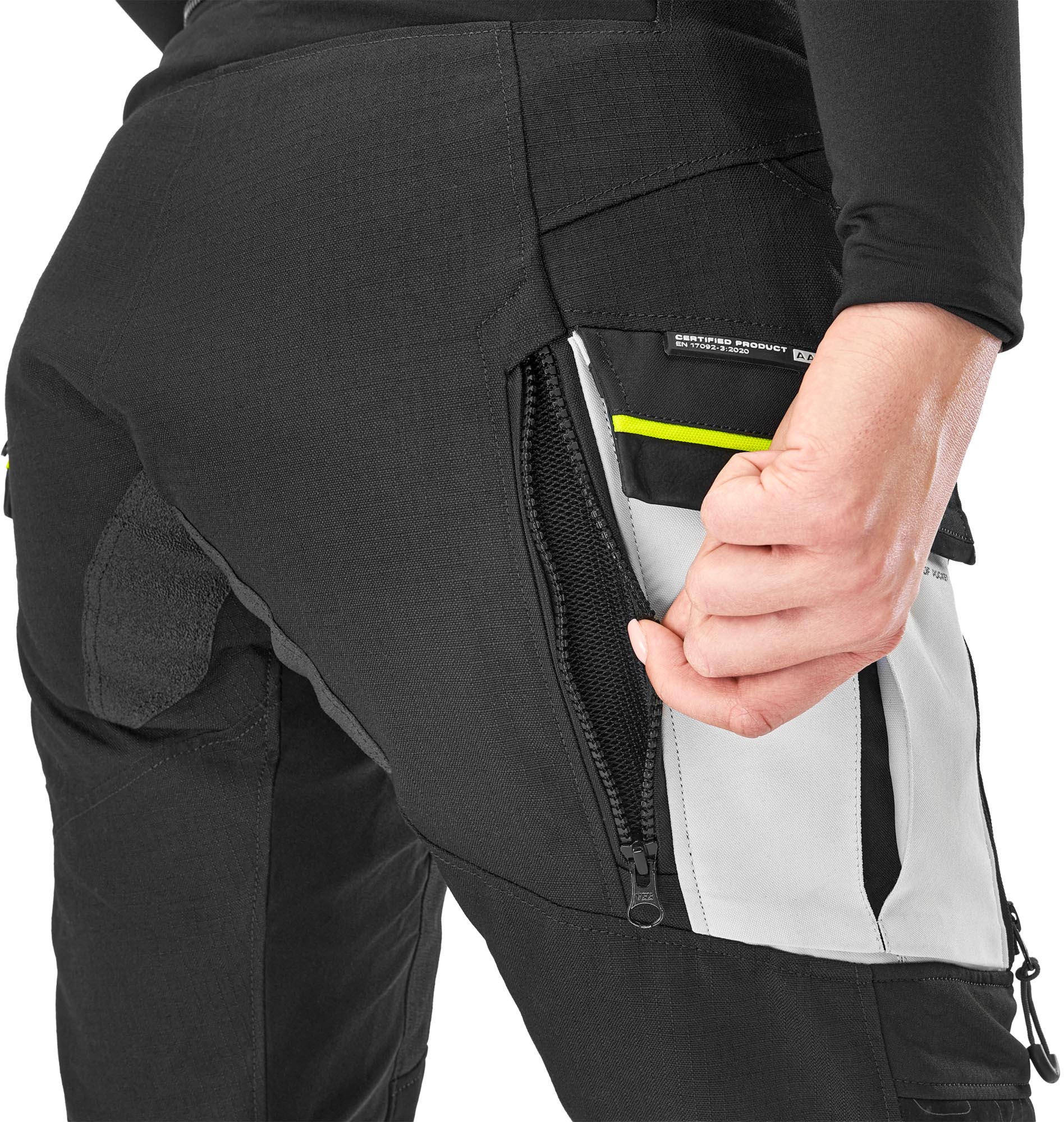 SHIMA Tracker Ladies Motorcycle Textile Pants grey XS Figure 8