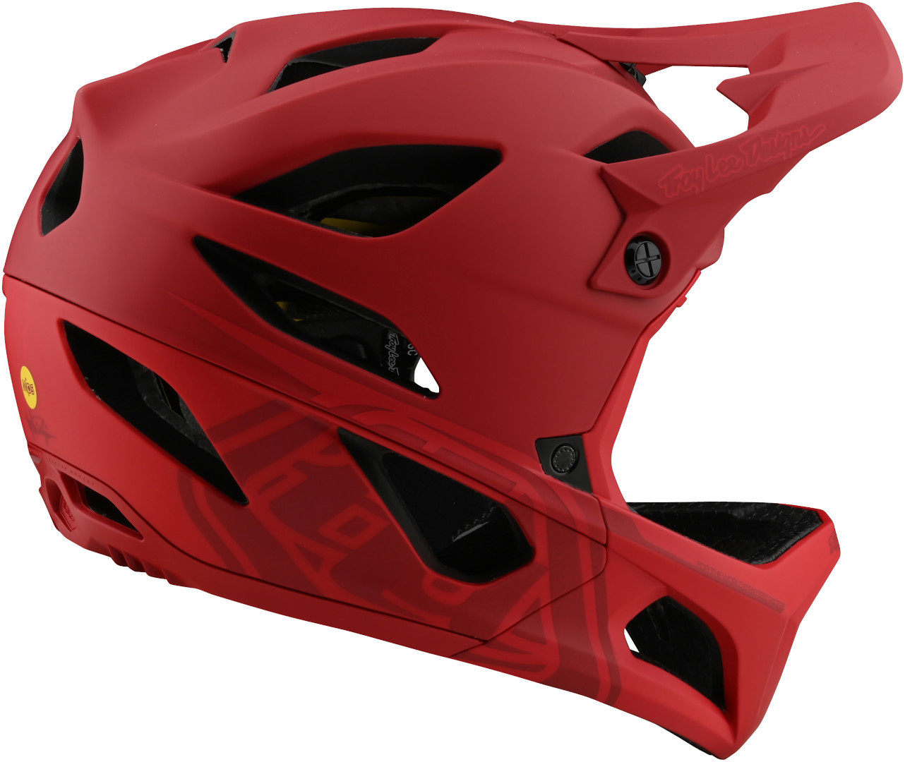 Troy Lee Designs Stage Stealth MIPS Casco Red Matt M/L Figura 5