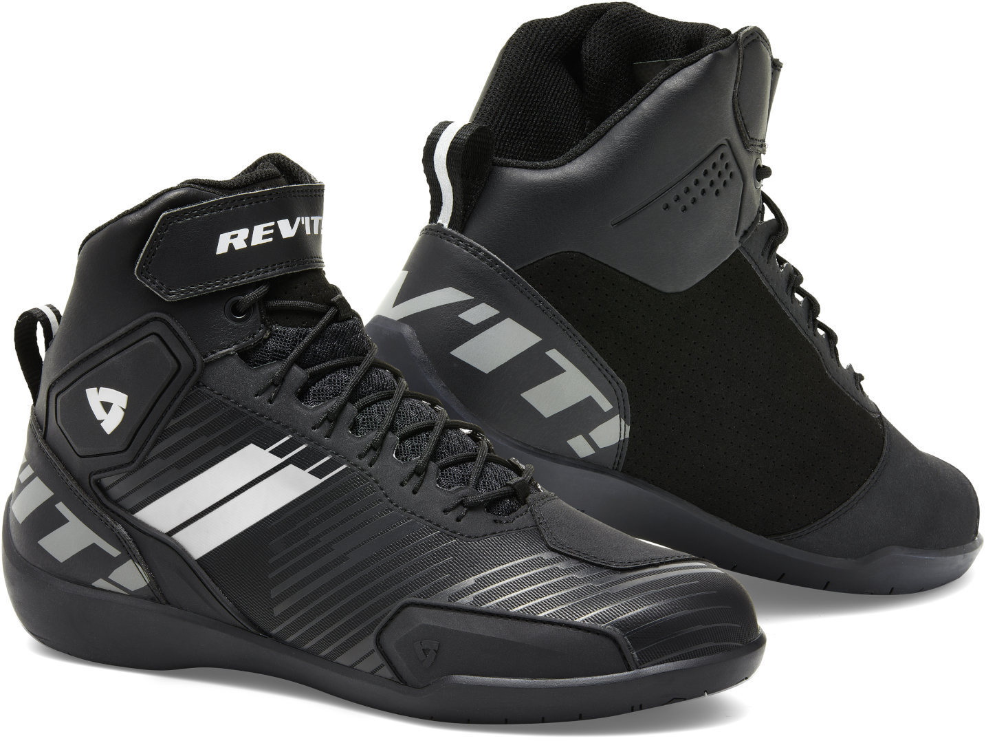 Revit G-Force De Schoenen van de motorfiets zwart/wit 44 Figuur 1