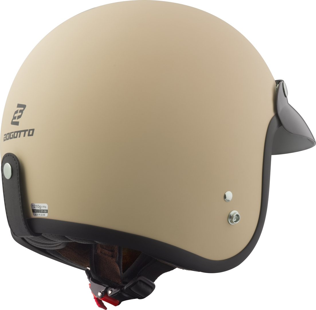 Bogotto H541 Solid Trysková přilba Hnědý mat S Obrázek 4