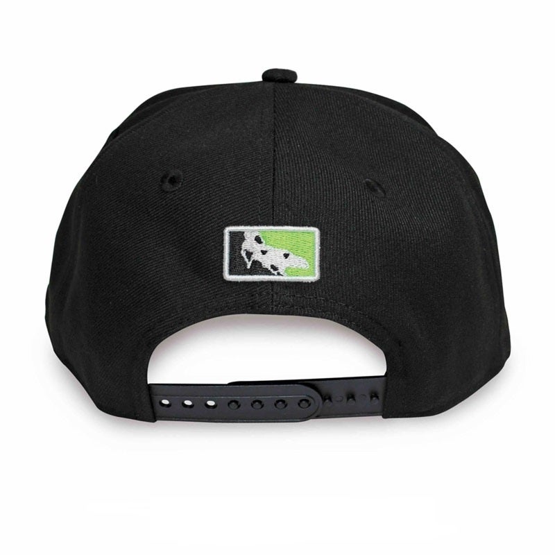 Snapback Mössa - Svart/Neongrön grön/svart En storlek passar alla Figur 4