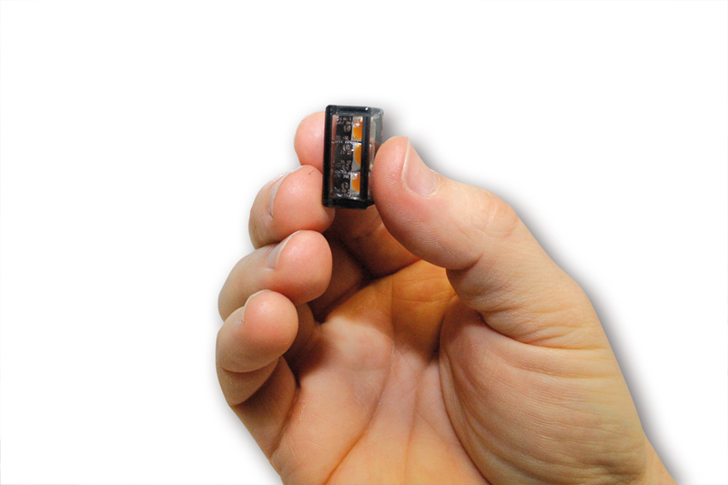 HIGHSIDER Smart Cube-V LED-indikatormodul lins rökt (par), fram och bak Figur 6
