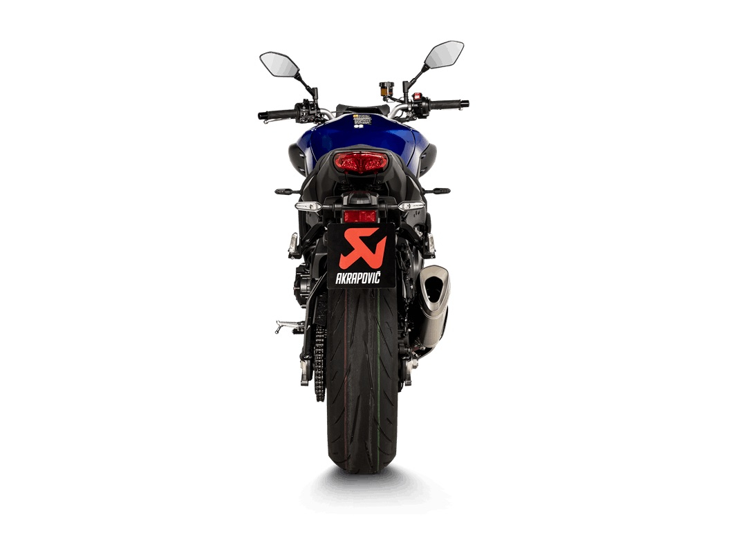 Akrapovic Slip-On Line Bakre ljuddämpare i titan Figur 4