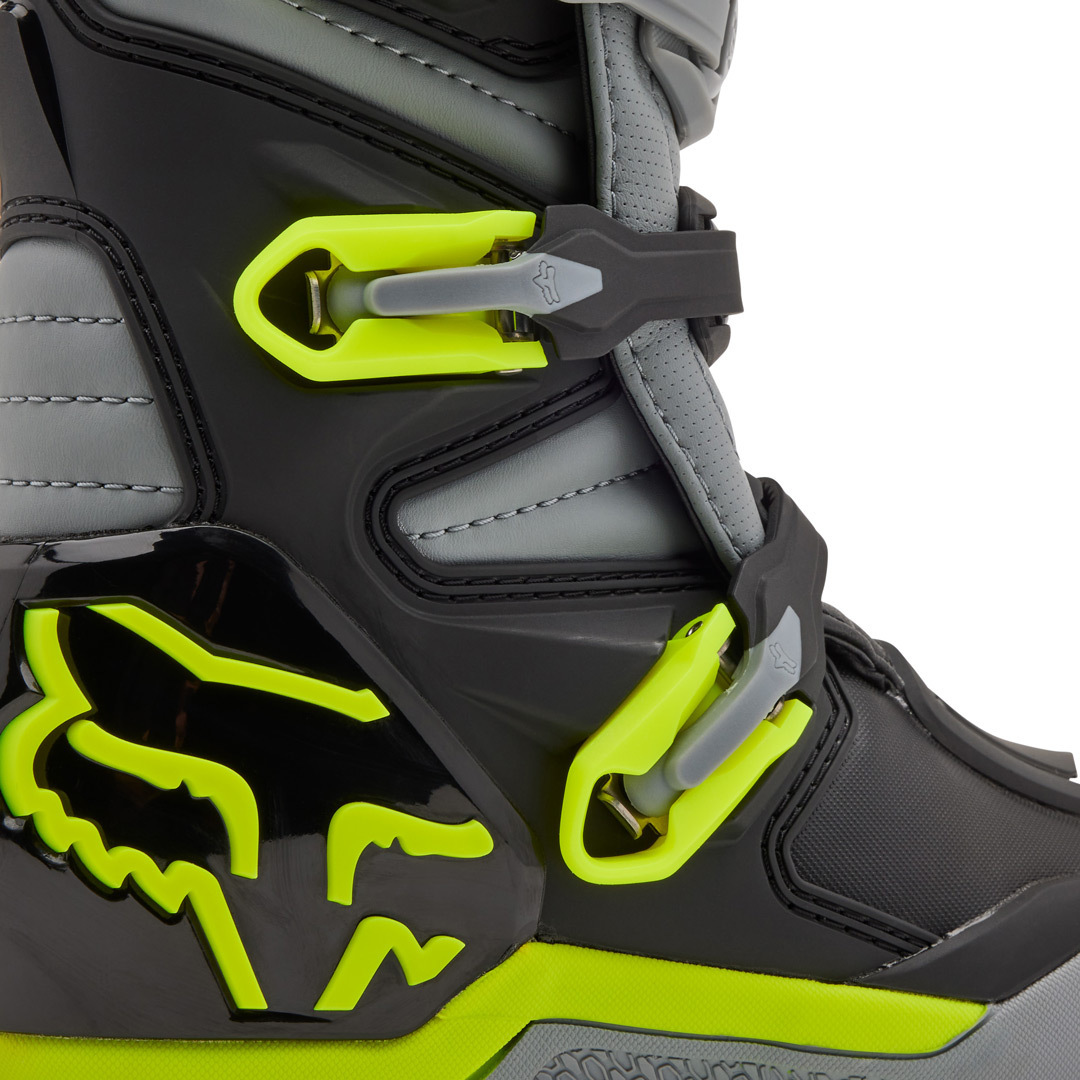FOX Comp 2023 Jugend Motocross Stiefel grau/gelb 1 Abbildung 2