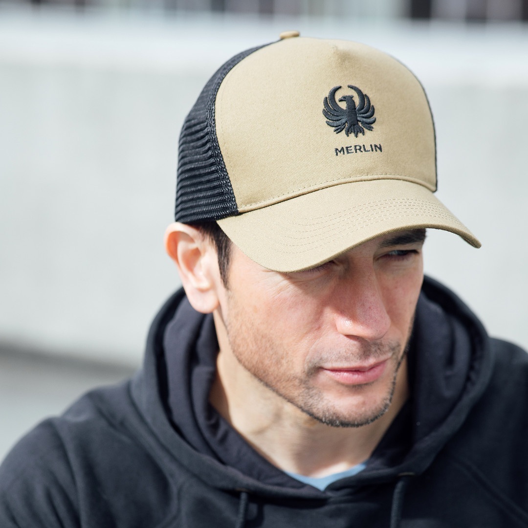 Merlin Burford Core Trucker Cap Kaki Figura 4