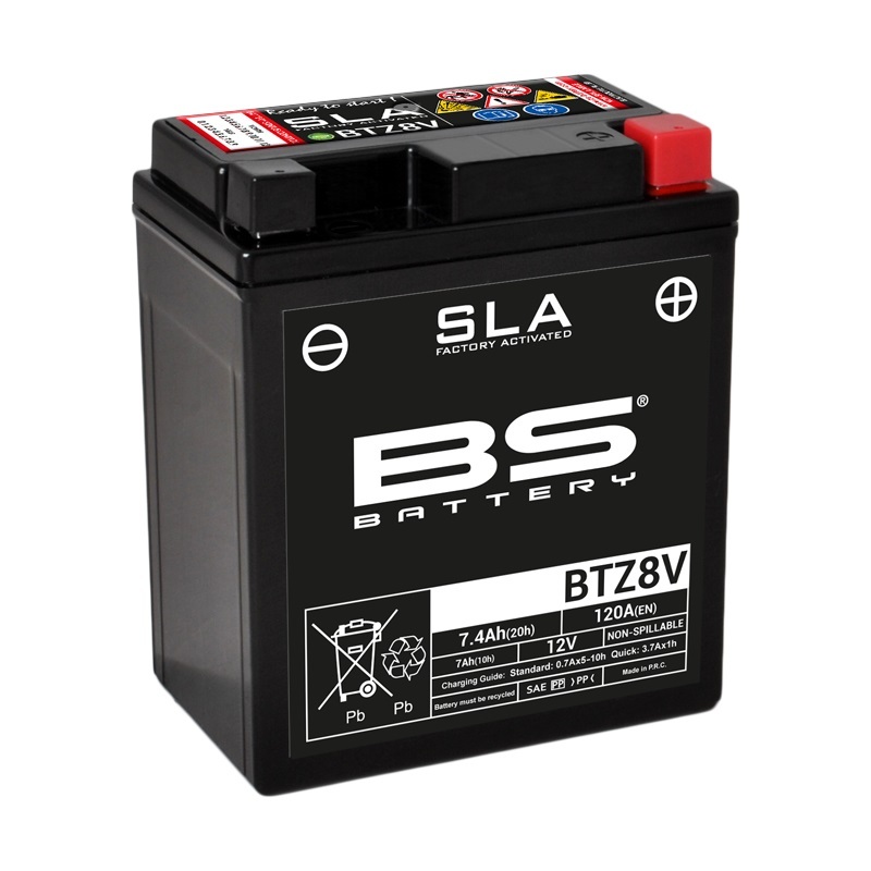 Bateria BS Bateria SLA fără întreținere activată din fabrică - BTZ8V Figura 1