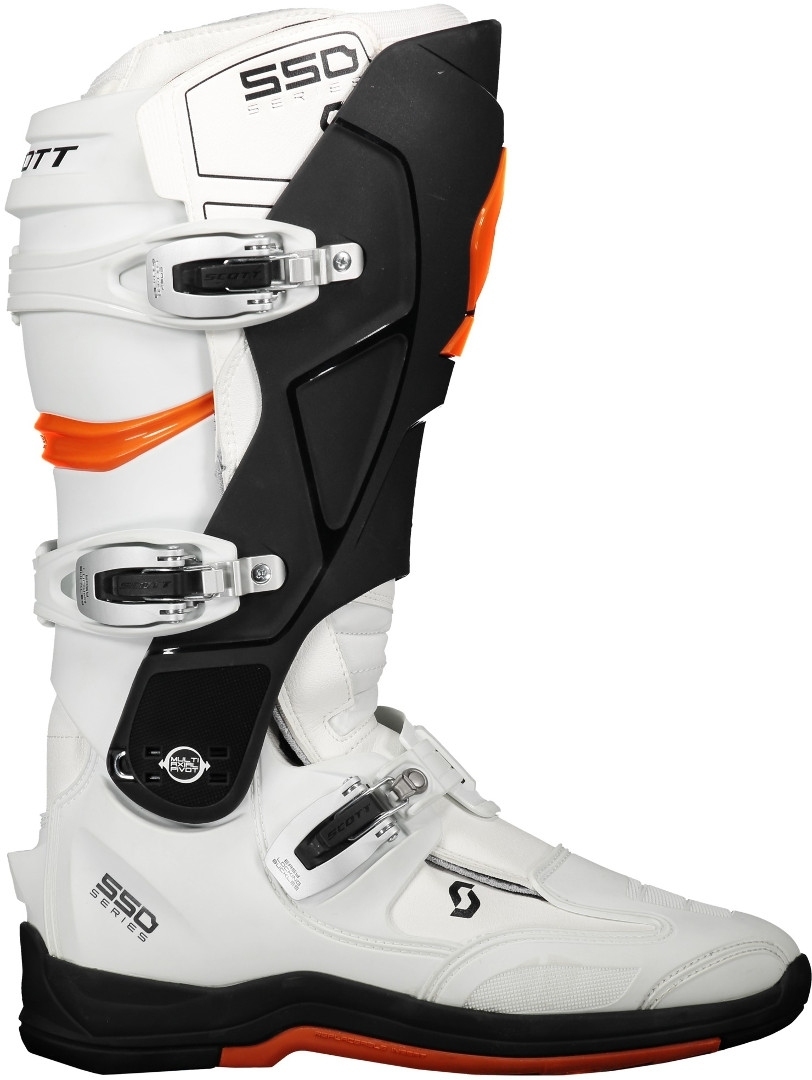 Scott 550 Botas de Motocross branco/laranja 41 Figura 5