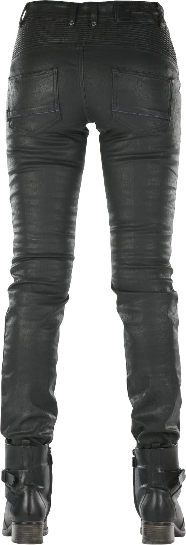 Overlap Imola Damer motorcykel jeans Sort 36 Figur 2