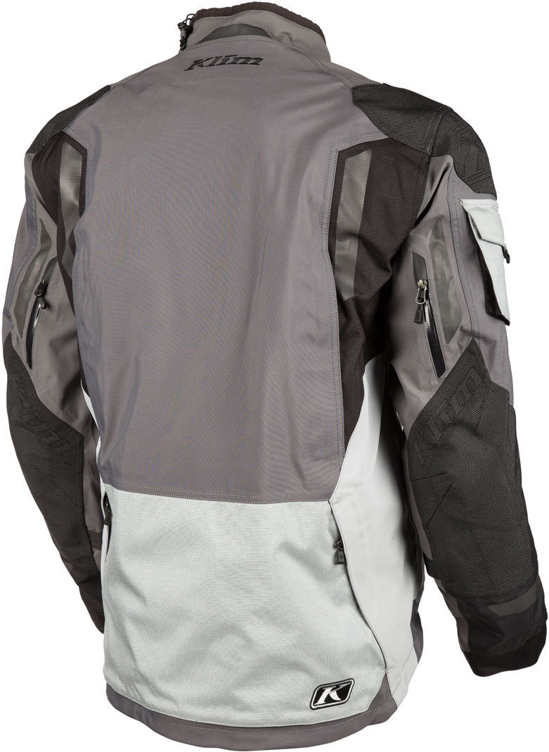 Klim Badlands Pro Motorrad Textiljacke hellgrau XL Abbildung 4