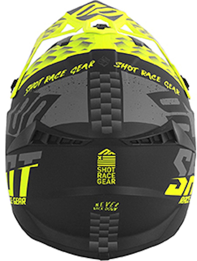 Shot Lite Rush Casco Motocross Giallo neon L (59/60) Figura 3