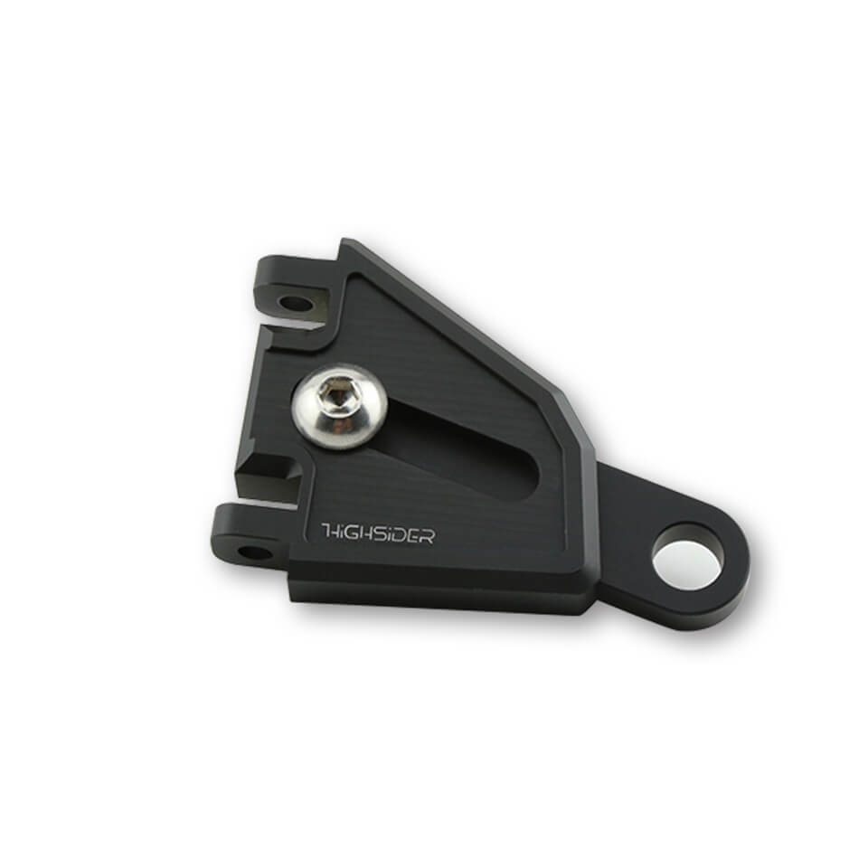 HIGHSIDER CNC Alu Lampenhalter EXTEND, schwarz, längenverstellbar Figura 1