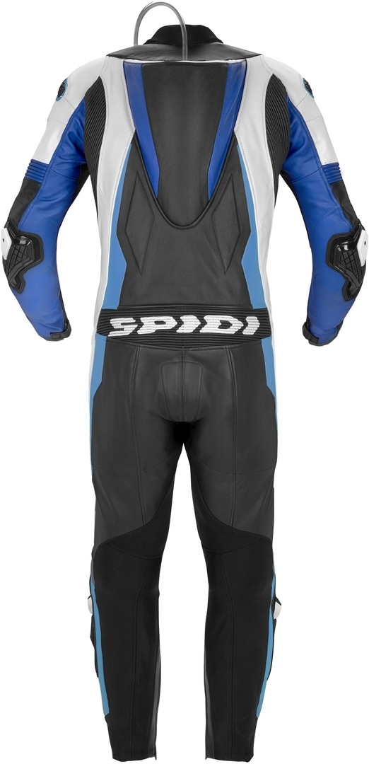 Spidi Sport Warrior Pro Costum perforat din piele de motocicletă dintr-o singură piesă Negru/Albastru 60 Figura 3