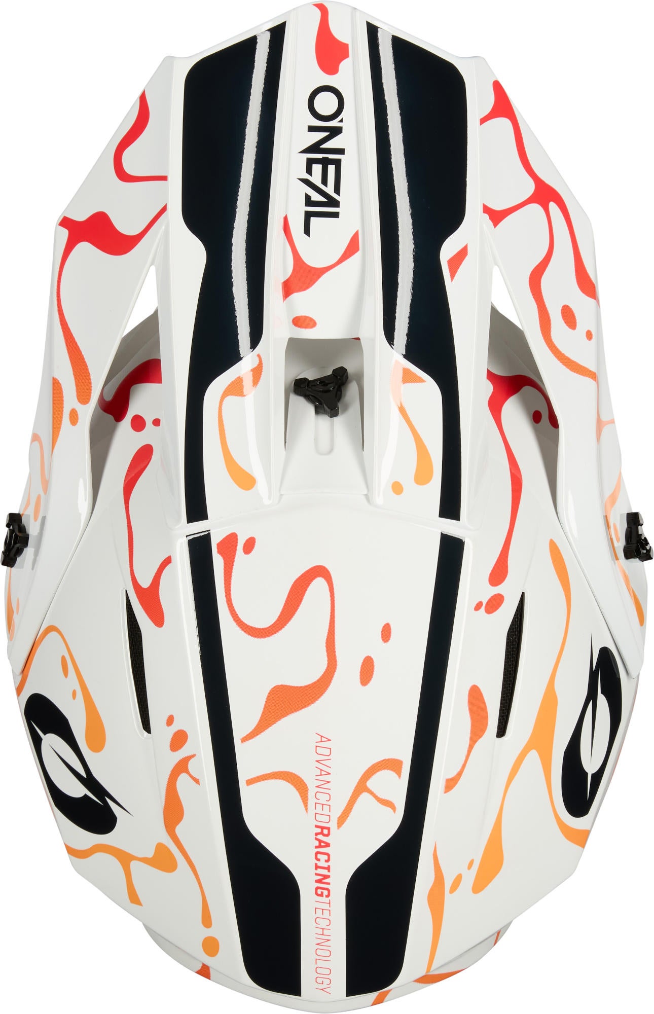 Oneal 1SRS SPLASH Motocross Helm weiß/orange M (57/58) Abbildung 7