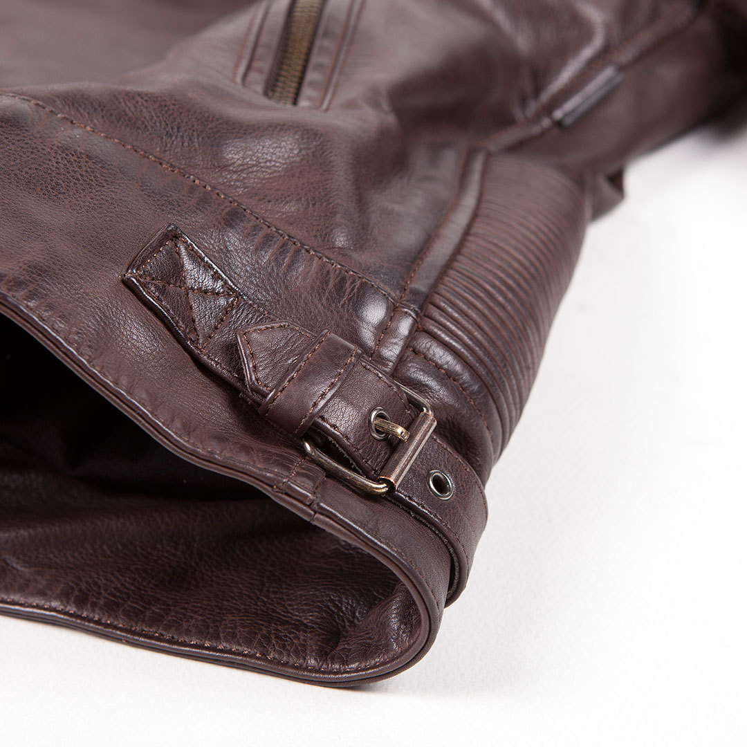 Helstons Cruiser Rag Leather Jacket brown M Figure 5