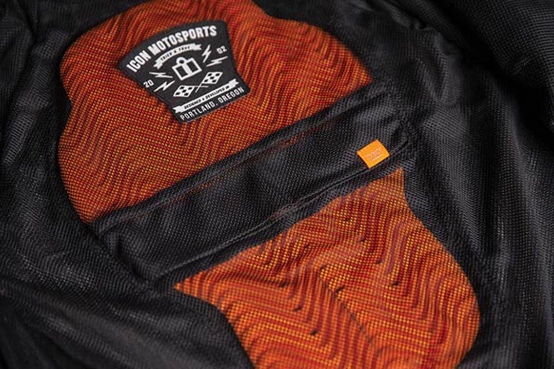 Icon Hooligan Ultrabolt Motorrad Textiljacke schwarz/grau/rot 3XL Abbildung 15