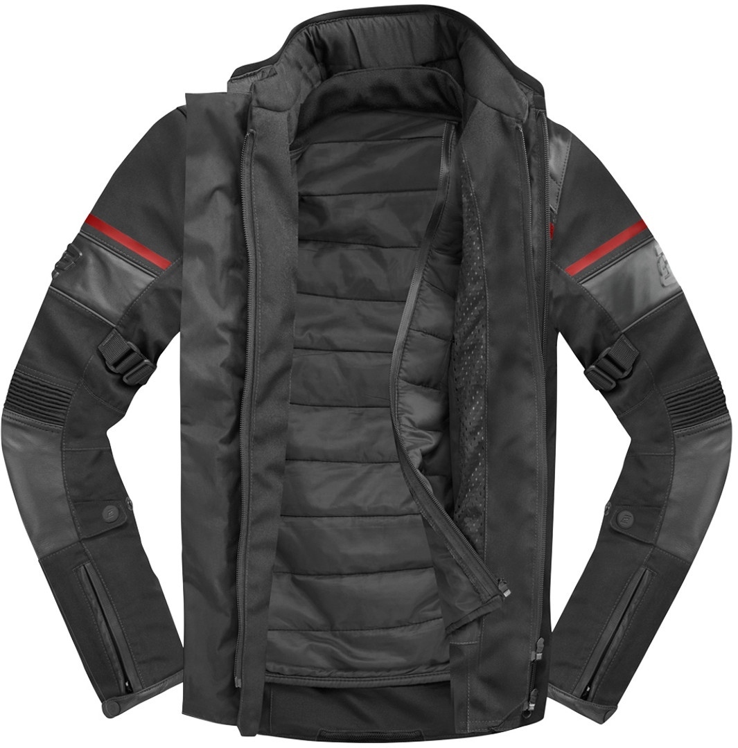 Bogotto Blizzard-X Jachetă textilă impermeabilă pentru motociclete Negru/Roșu XS Figura 3