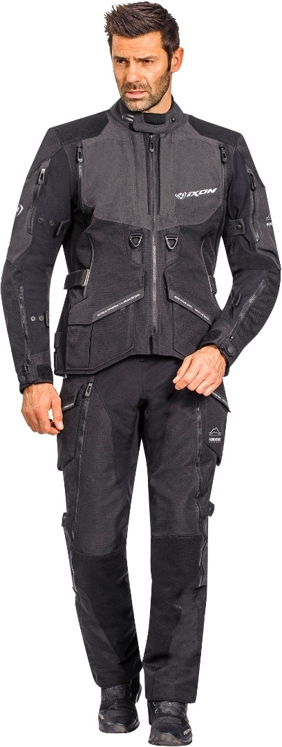 Ixon Ragnar Motorrad Textiljacke schwarz/anthrazit M Abbildung 3