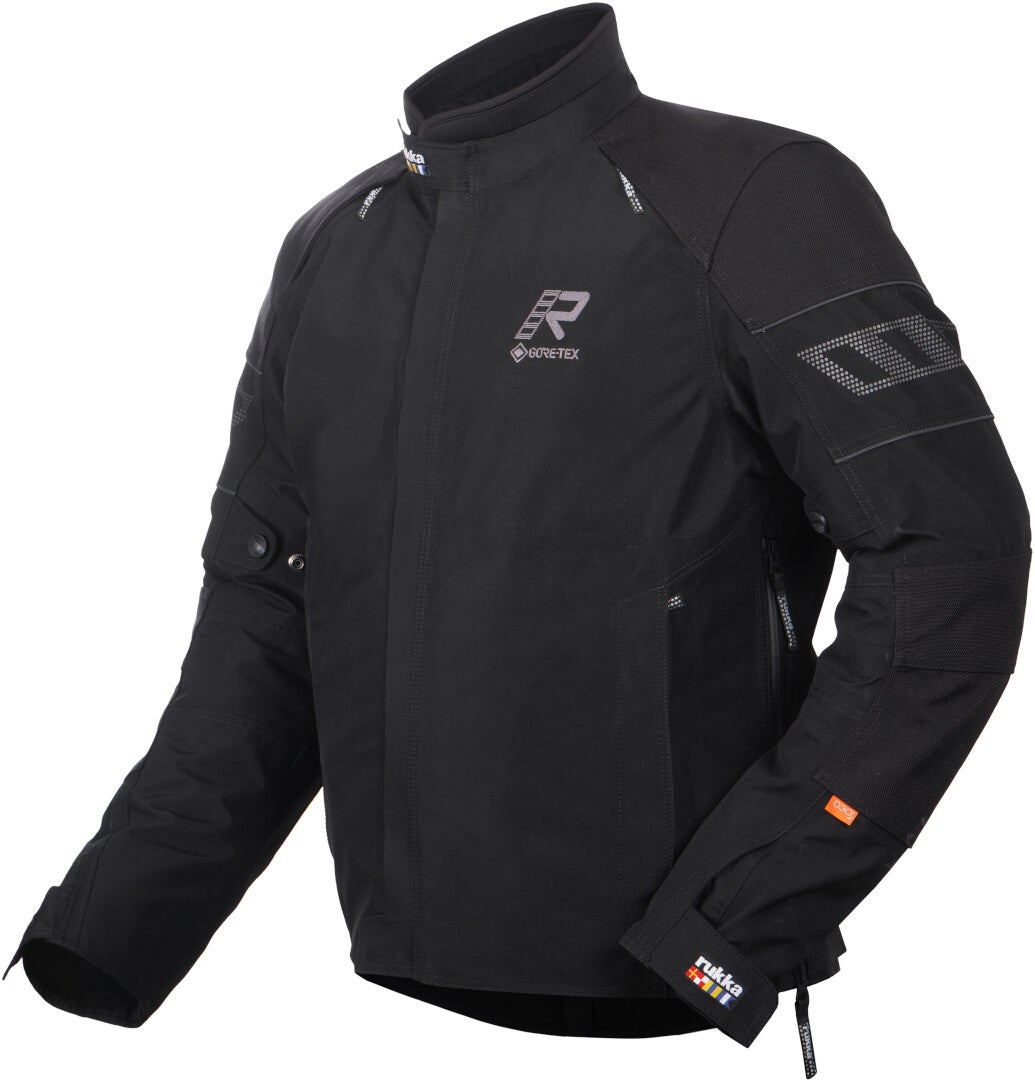 Rukka R-EX 2.0 waterdichte motorfiets textieljas Zwart 60 Figuur 1