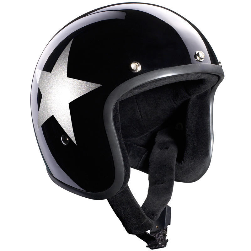 Bandit Jet Star Black Jet helma Černá/stříbrná S (55/56) Obrázek 1
