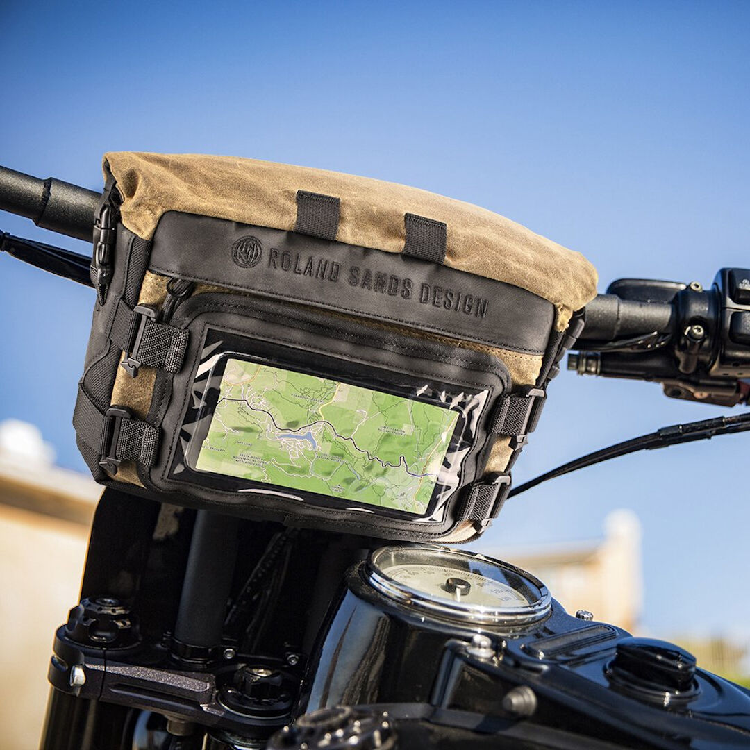 Kriega Roland Sands Design X Roam Geantă de ghidon Maro deschis Figura 9