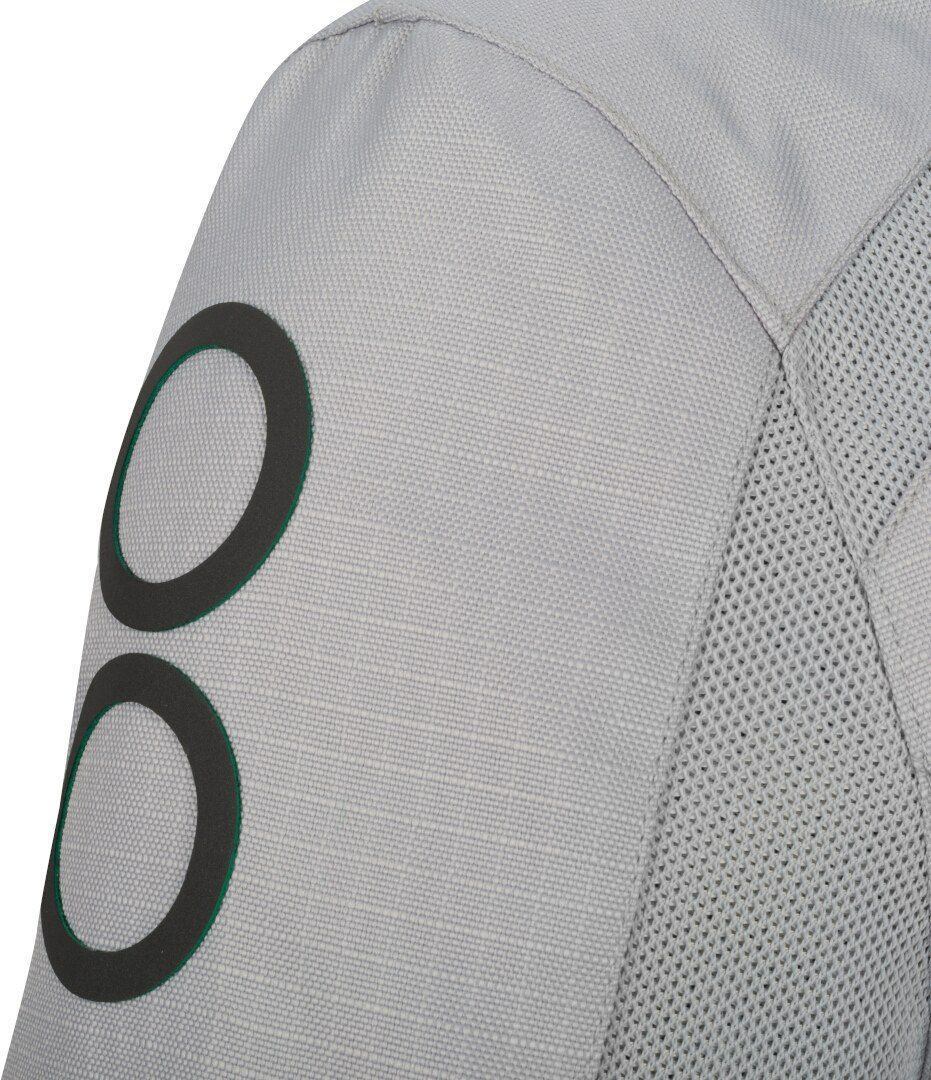 Bering Zao 3in1 imperméable dames moto textile veste Gris clair/vert 40 Figure 5