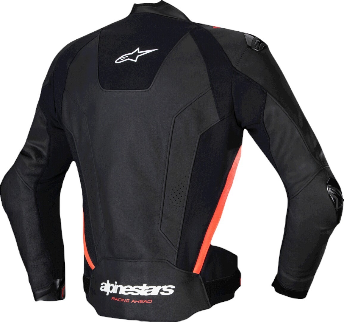 Alpinestars Missile V3 Motorcycle Leather Jacket black/white/red 48 Figure 2