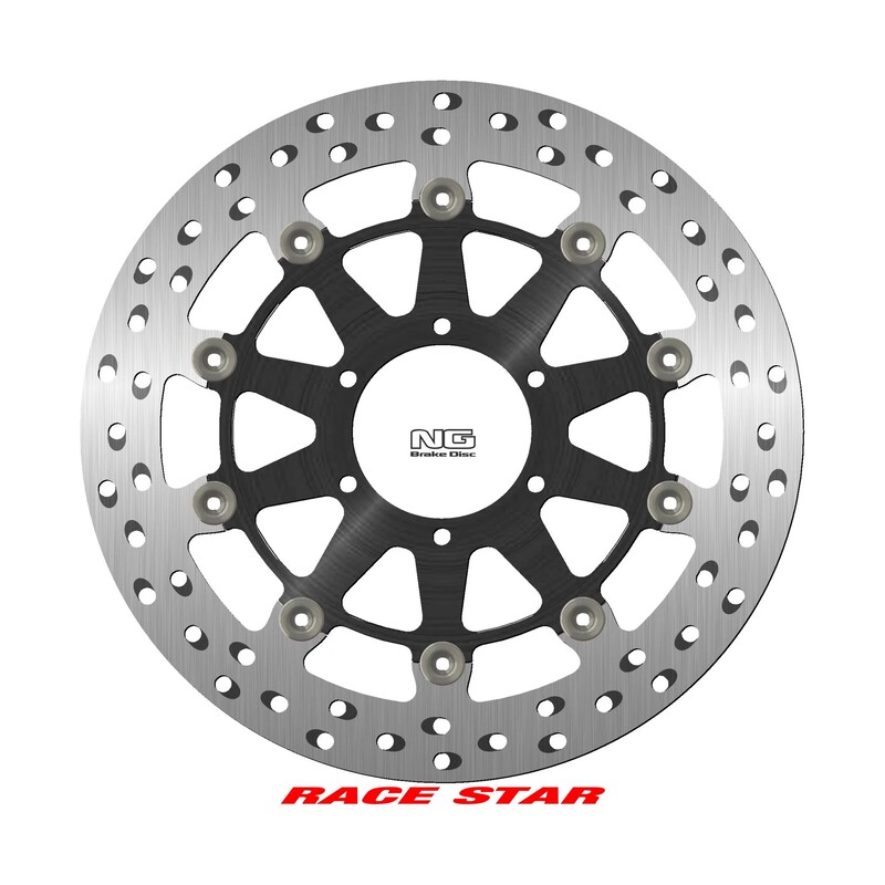 NG BROMSKIVA Bromsskiva NG BRAKES Race Star flytande - 1857ZG Figur 1