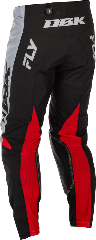 FLY Racing Kinetic DBK Byxor - Grå/Svart/Röd Figur 3