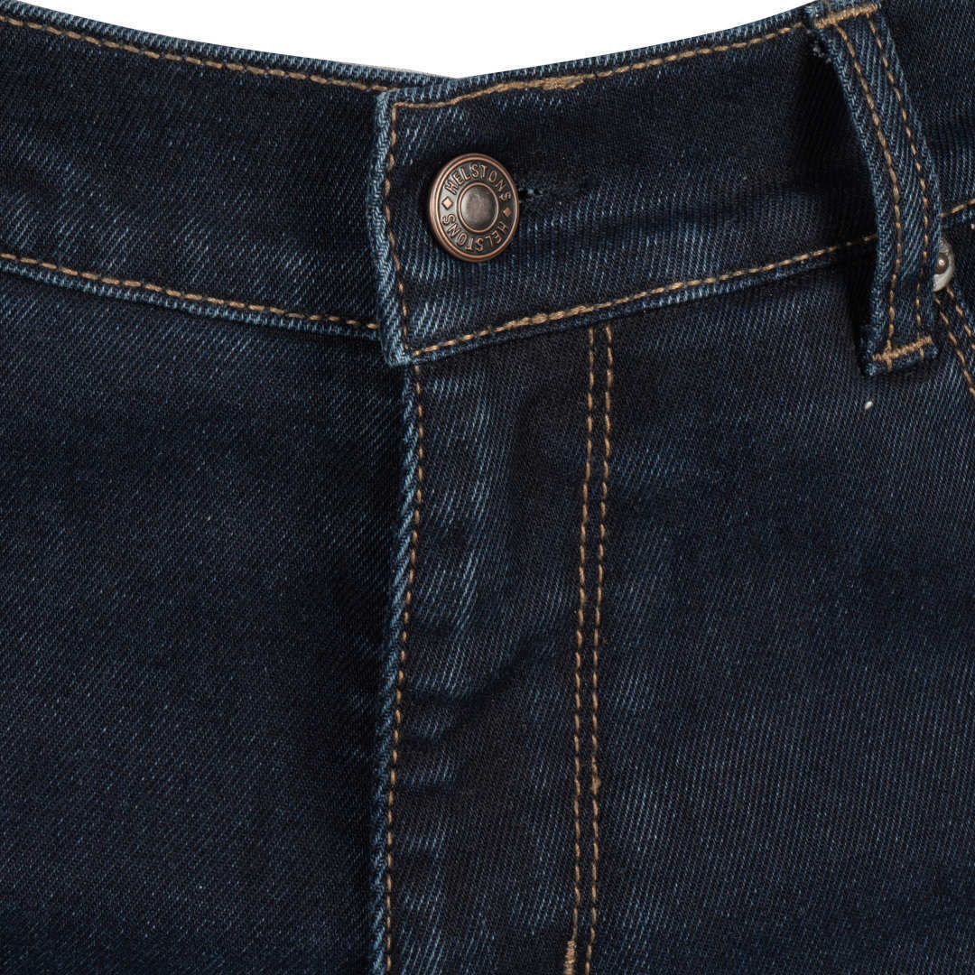 Helstons Straight Way Motorcykel jeans mørkeblå 33 Figur 2