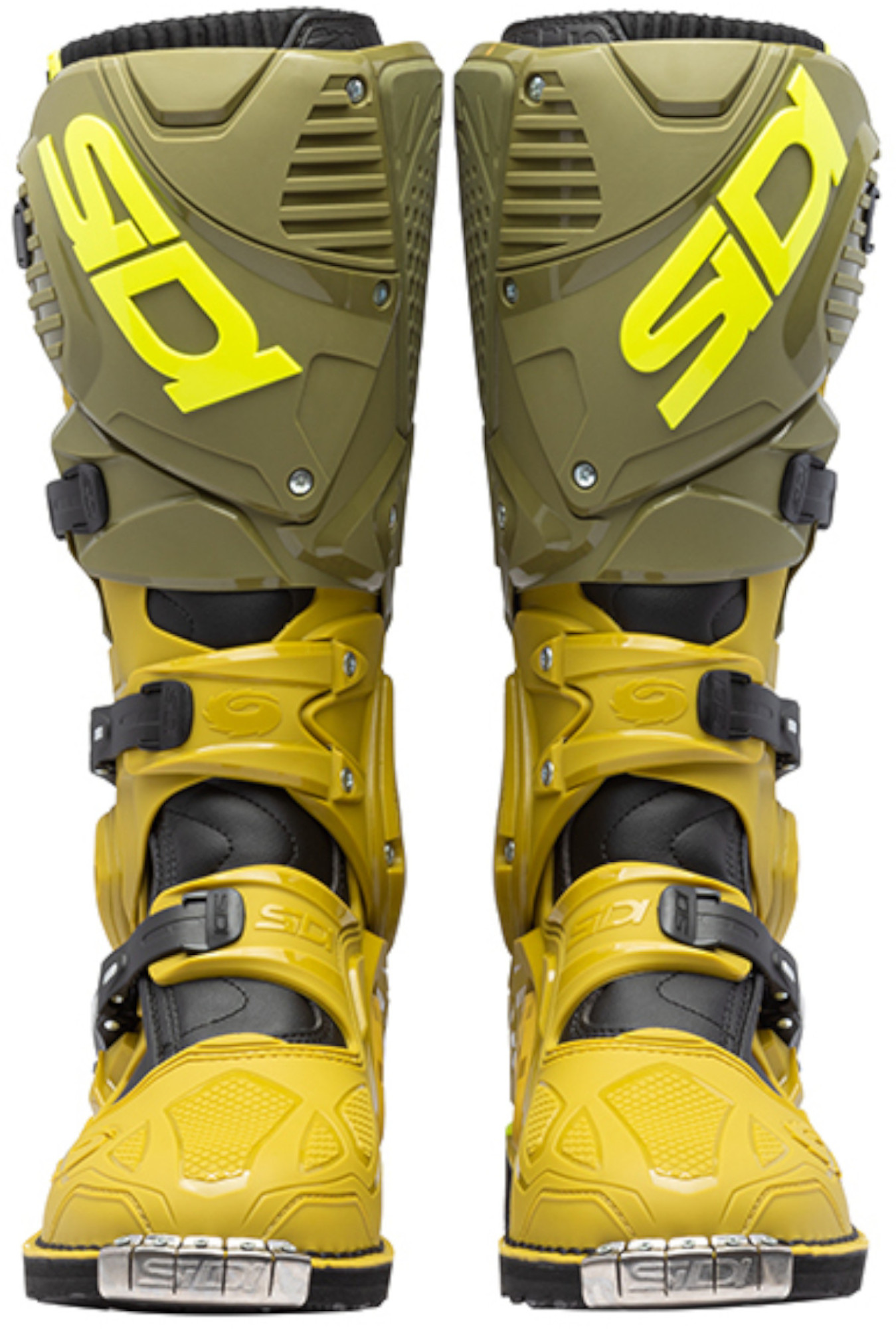 Sidi Crossfire 3 Bottes de motocross olive/jaune 45 Figure 4