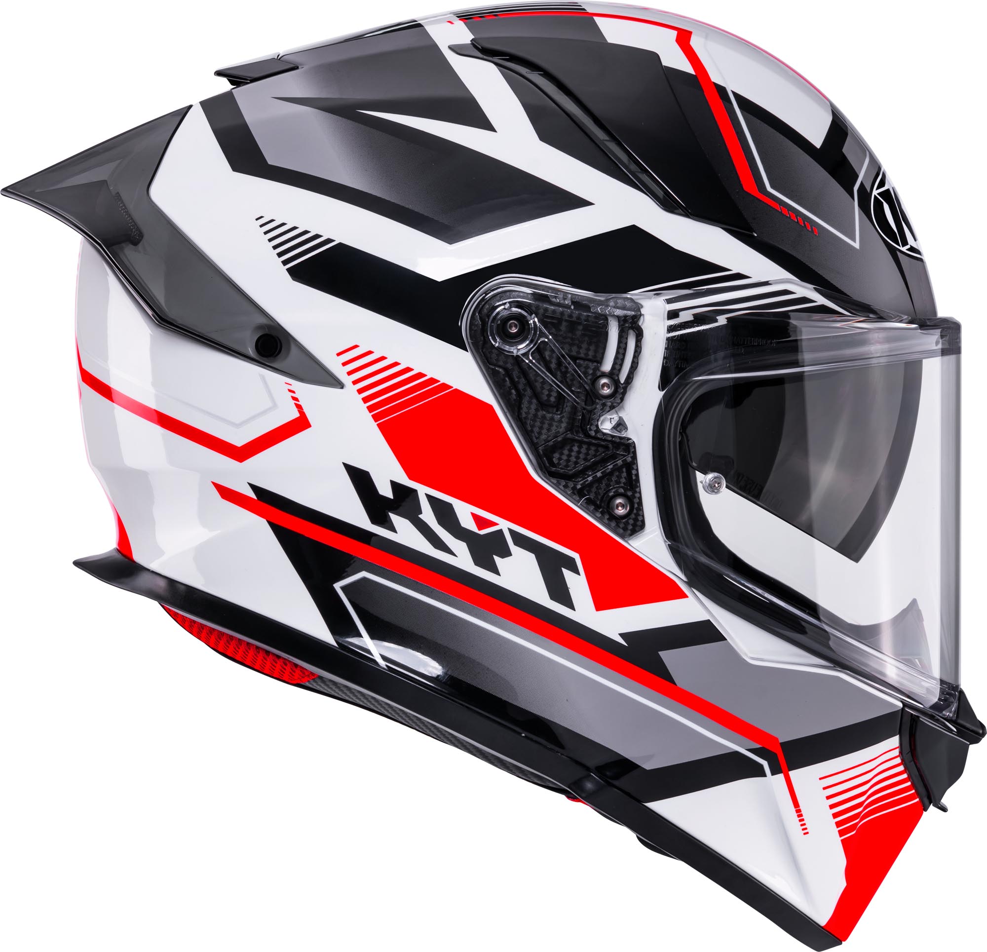 KYT R2R Parsec Casco gris/rojo/blanco S (55/56) Figura 6