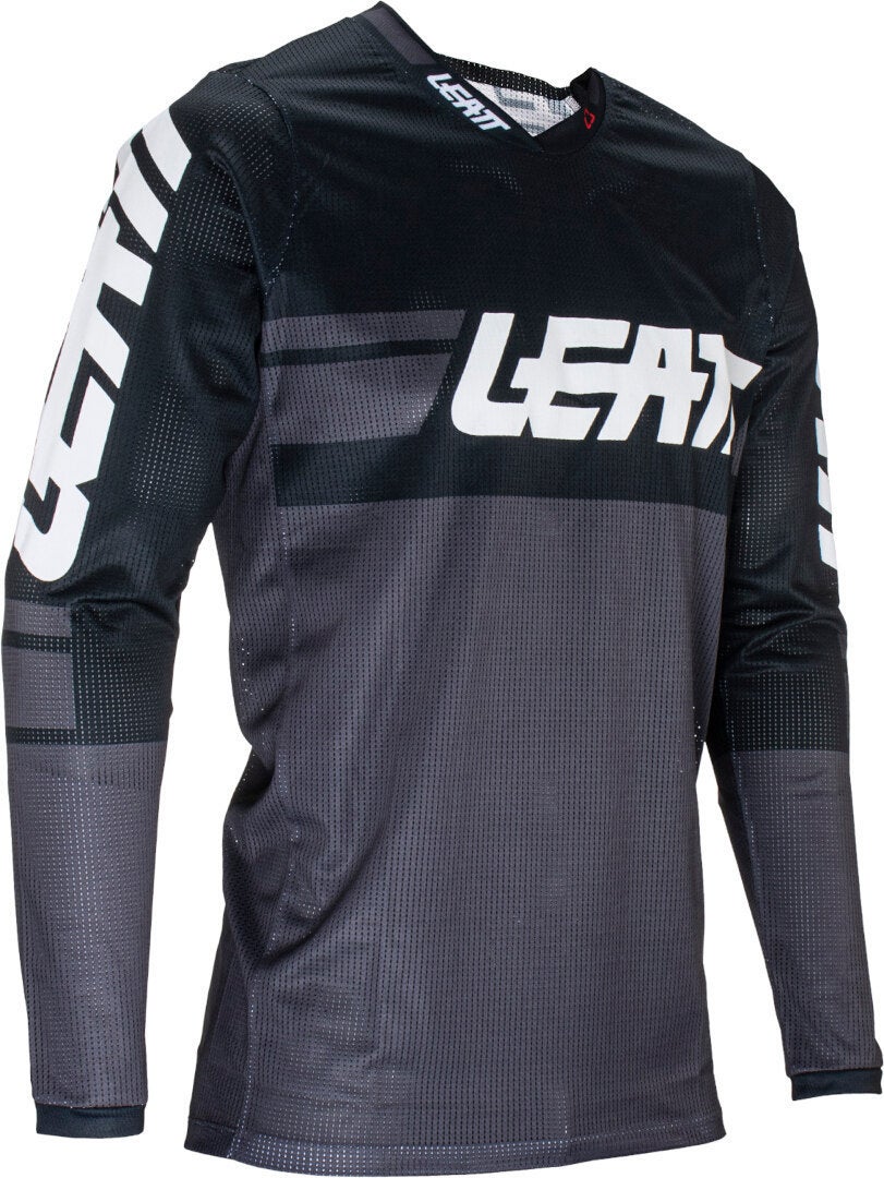 Leatt 4.5 X-Flow 2024 Motocross Jersey dunkelgrau/schwarz XXL Abbildung 4