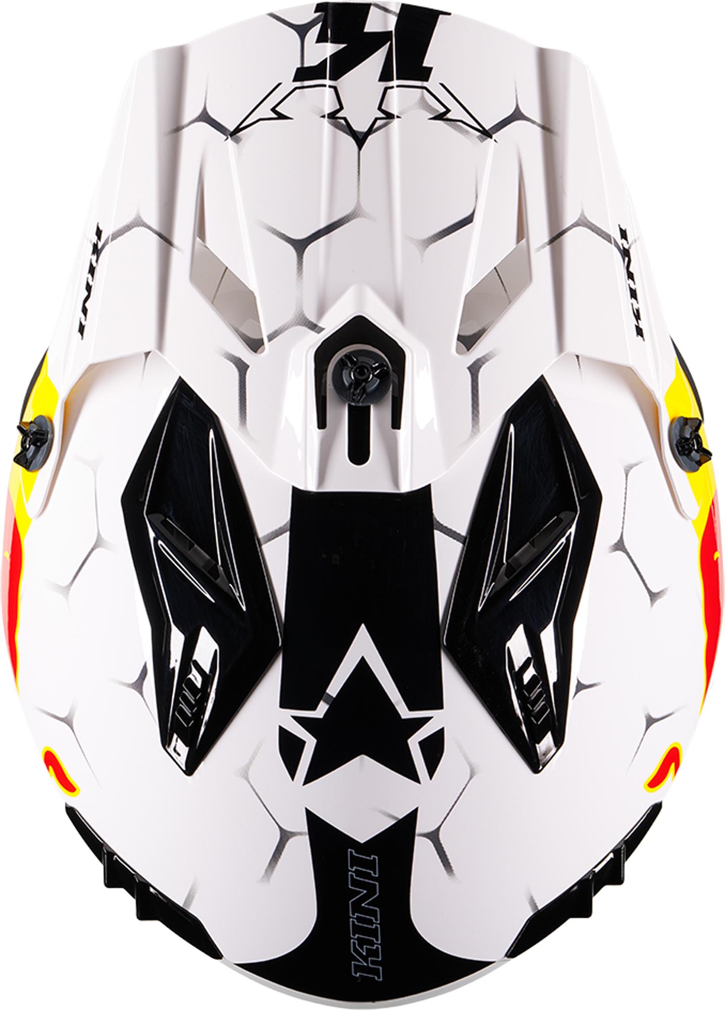 Kini Red Bull XDR 1.0 Casque d’essai Blanc 2XL Figure 4