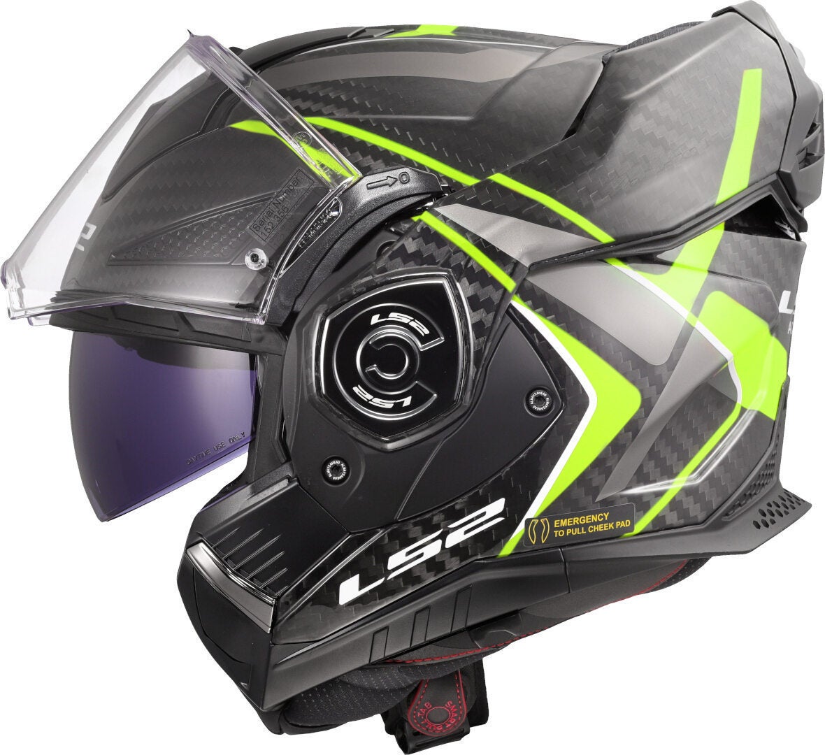 LS2 FF901 Advant X Carbon Future II Casco Giallo neon XL (61/62) Figura 10