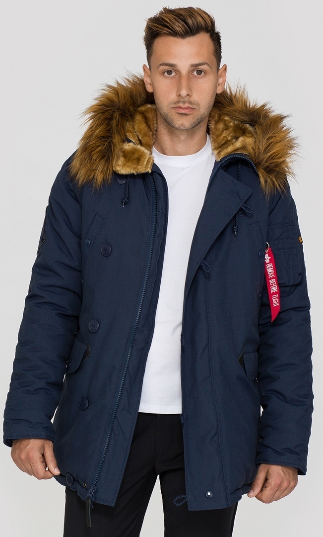 Alpha Industries Explorer 재킷 짙은 파란색 M 그림 5
