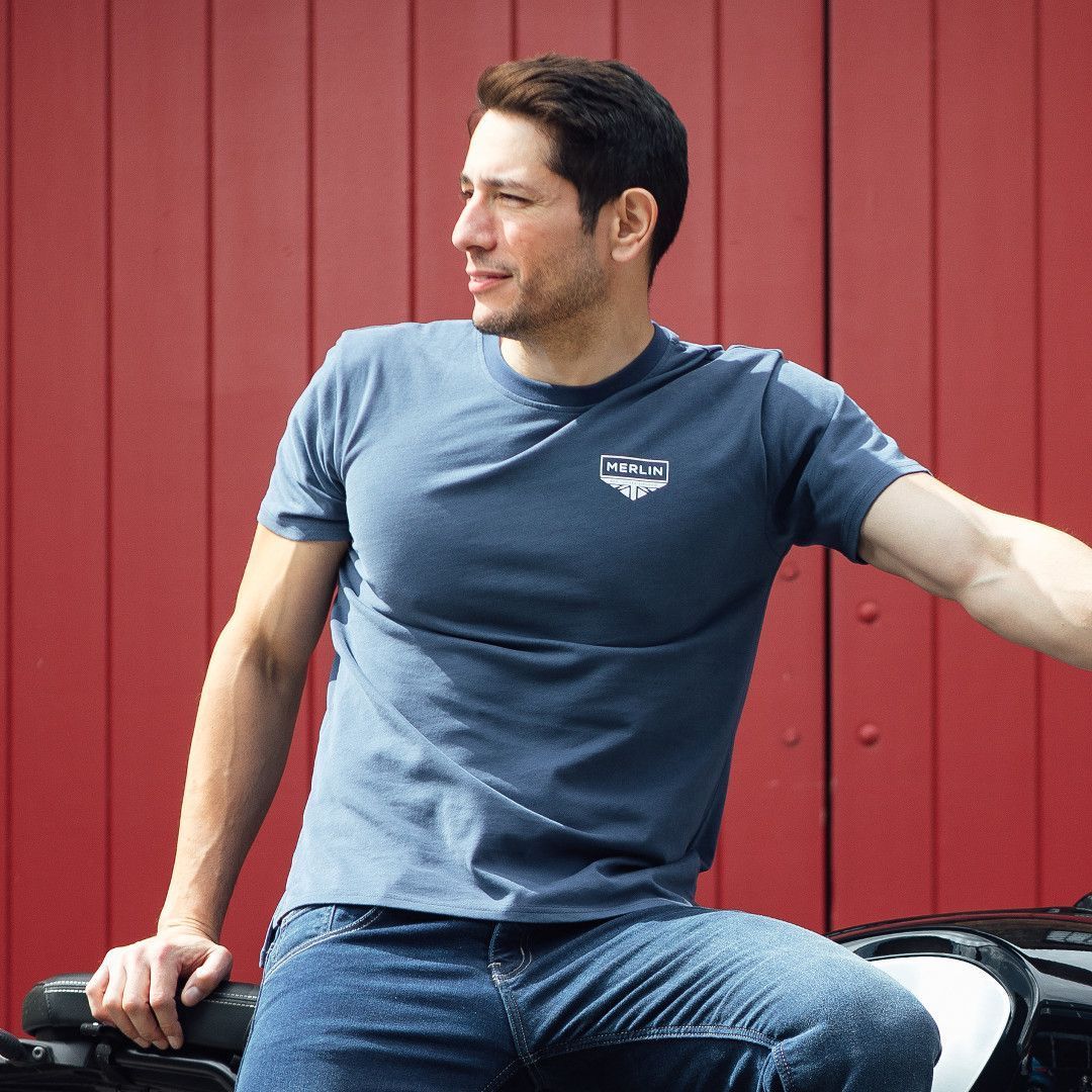 Merlin Truro Signature T-shirt Navyblå L Figur 6
