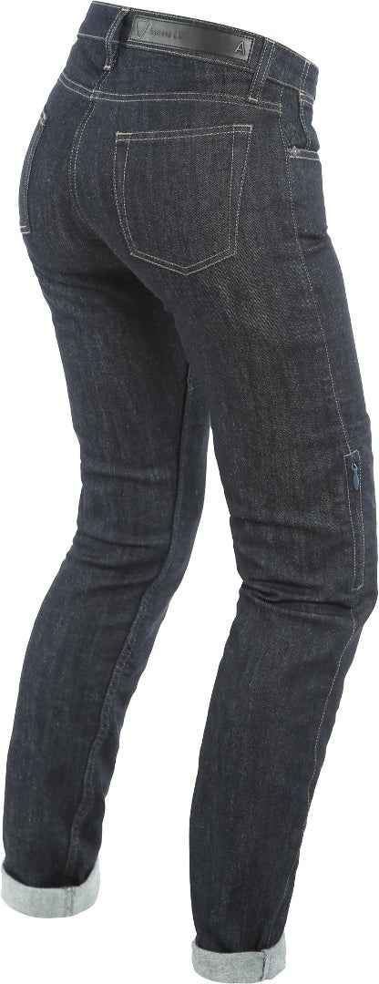Dainese Denim Slim Pantalon textile de moto de dames bleu foncé 33 Figure 2