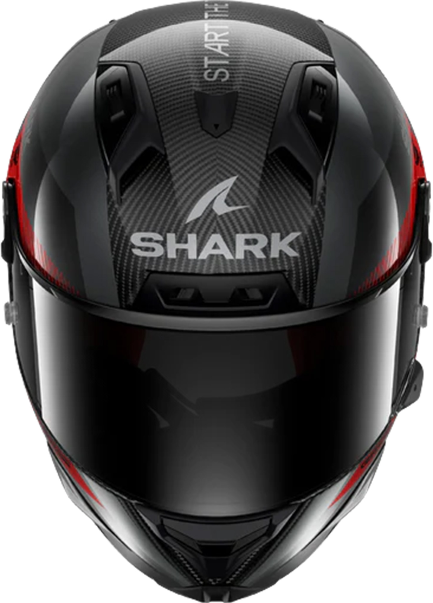 Shark Aeron-GP FIM Racing #2 MotoGP Hjälm Kol/röd/krom XL (61/62) Figur 3